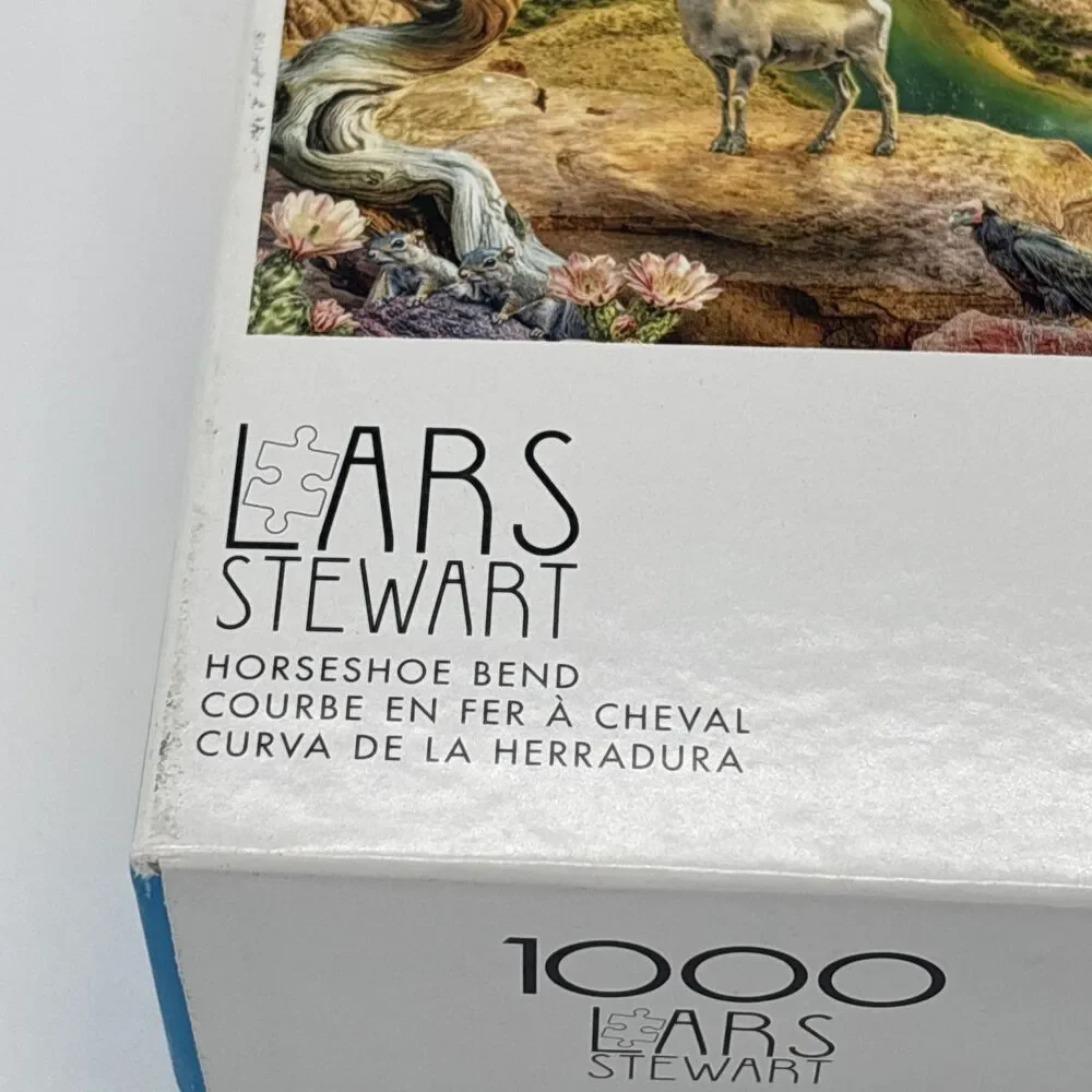 - Lars Stewart - Horseshoe Bend- 1000 Piece Jigsaw Puzzle - Colorful, National